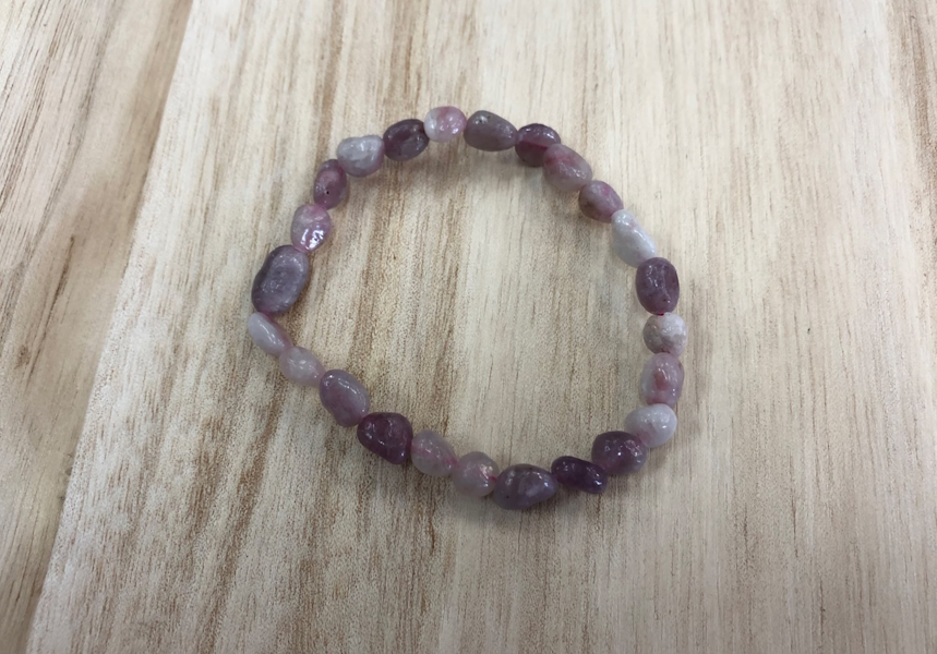 Pulsera Turmalina Rosa Kuncita forma